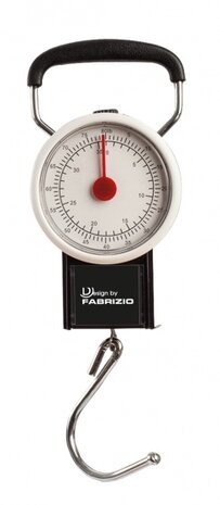 kofferweegschaal 35 kg zwart/wit 12 cm