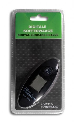 digitale kofferweegschaal 40 kg zwart 10 cm