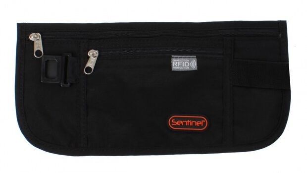 body-wallet Sentinal Blocking 26 cm zwart