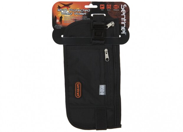 body-wallet Sentinal Blocking 26 cm zwart