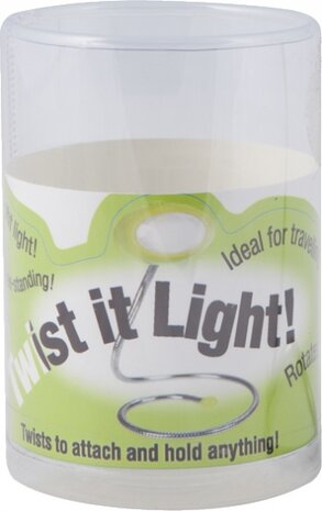 campinglamp Twist It groen/zilver 38 cm