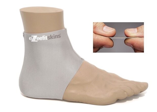 anti-blarensokken Skins grijs 2 stuks maat 33-35