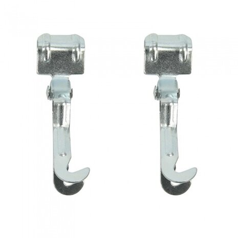 klemkleerhaak 15-30 mm chroom 11 cm per 2 stuks