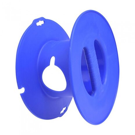 kabelhaspel 24 cm blauw