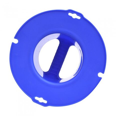 kabelhaspel 24 cm blauw