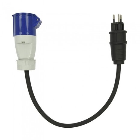 verloopkabel Zwitserse-stekker naar CEE 16A / 230V