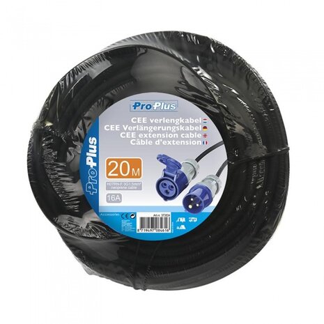 CEE verlengkabel 3G 1,5mm neopreen 20 meter