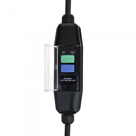 CEE aardlekschakelaar 1,5 mm neopreen 125 cm