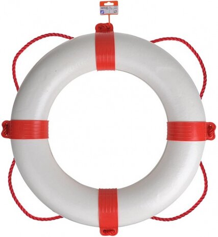 reddingsboei &Oslash;60 cm wit/rood