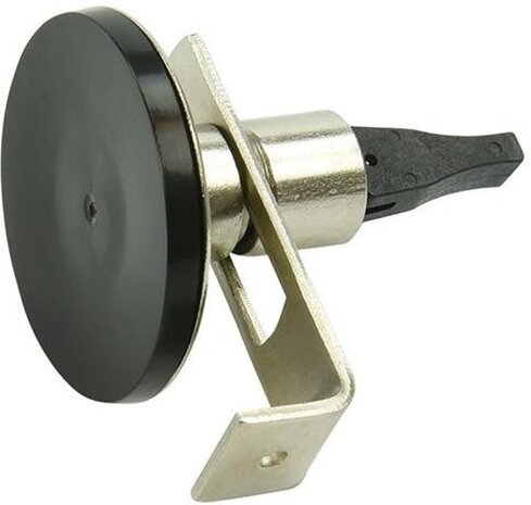 zuignapbevestiging voortent zilver/zwart 5,5 cm