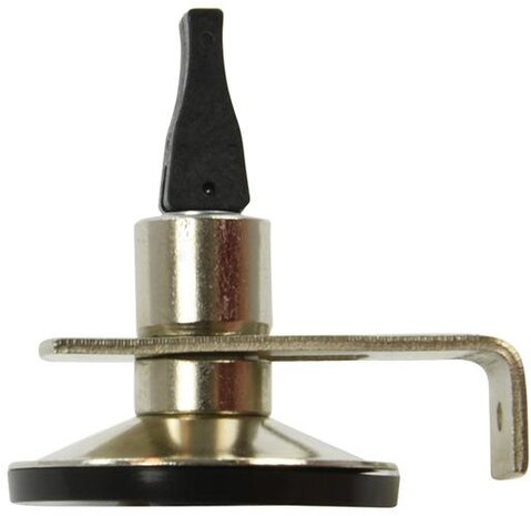 zuignapbevestiging voortent zilver/zwart 5,5 cm