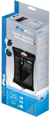 solar douche zwart 20 liter