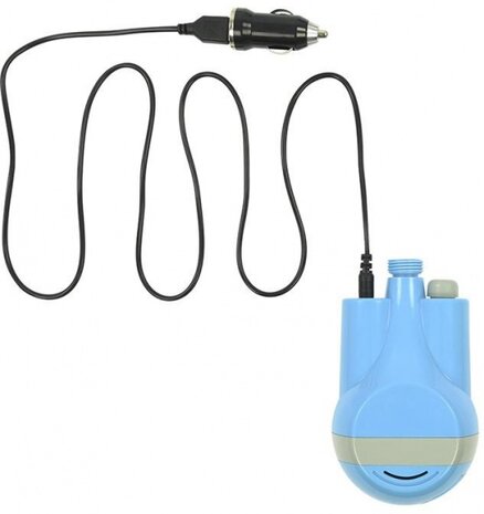 oplaadbare mobiele douche blauw/grijs