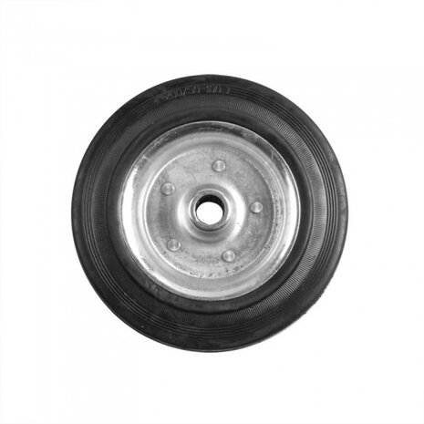 reserve-neuswiel rubber/staal 20 x 5 cm zwart