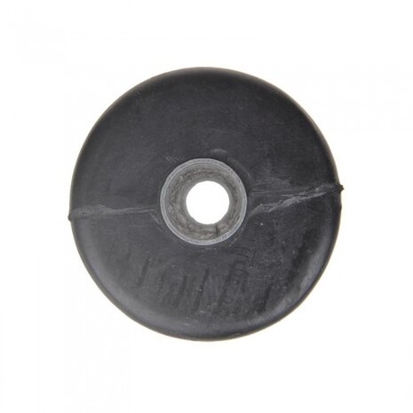 kielrol 183 x 84 mm rubber/staal zwart