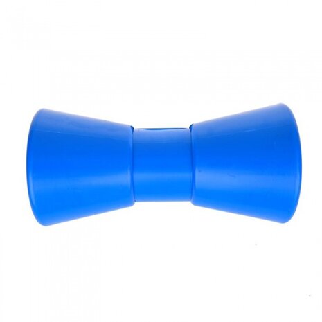 kielrol 200 x 98 mm polyethyleen/staal blauw