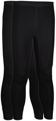 thermobroek 2-pack heren zwart maat M