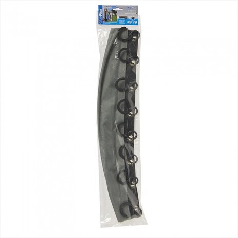 universele kapstok polyester/kunststof 58 cm zwart