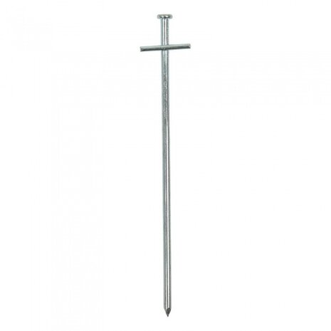 rotspen met dwarspen 23 cm staal zilver per stuk