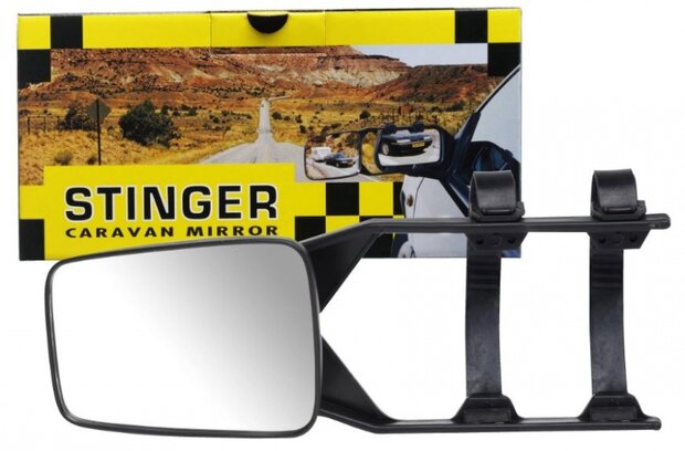 caravanspiegel Stinger 19 cm zwart