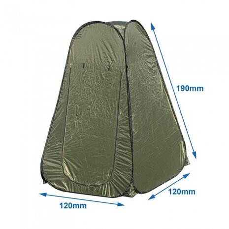 pop-up opbergtent 120 x 120 x 190 cm groen