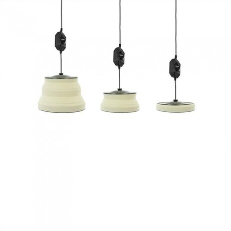hanglamp camping led beige 15 cm