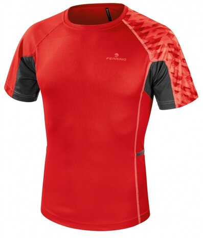 Lavaredo X-Track t-shirt heren rood maat S