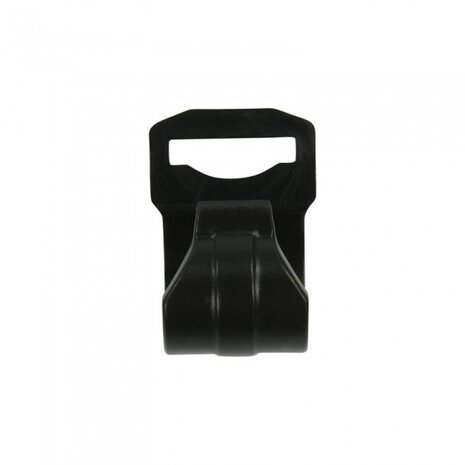 tentclip met sleuf 20 - 25 mm zwart per stuk