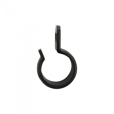 tentclip met sleuf 20 - 25 mm zwart per stuk