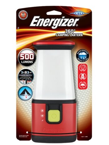 campinglantaarn 360&deg; rood