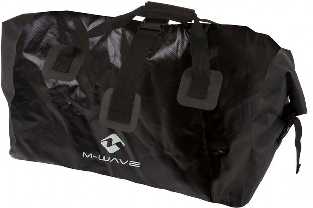 weekendtas waterdicht 114 liter polyester zwart