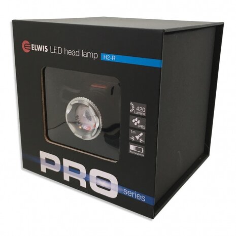 hoofdlamp oplaadbaar 2 standen 3 cm zwart