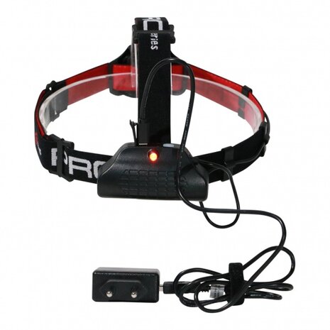 hoofdlamp oplaadbaar 2 standen 3 cm zwart