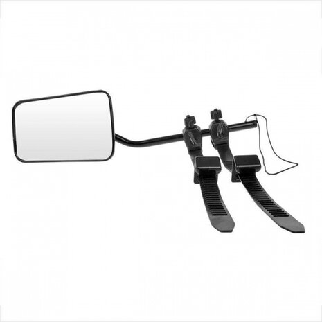 caravanspiegel Protas 38,8 x 10,9 cm zwart