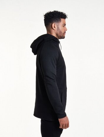 hoodie Elevate Tech heren zwart maat XL