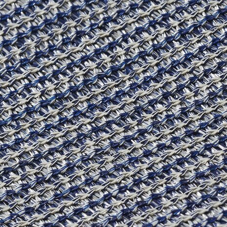 tenttapijt 500 x 300 cm blauw/wit