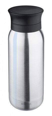RVS sportfles 0,35 liter zilver