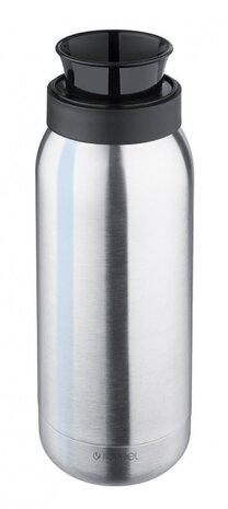 RVS sportfles 0,35 liter zilver