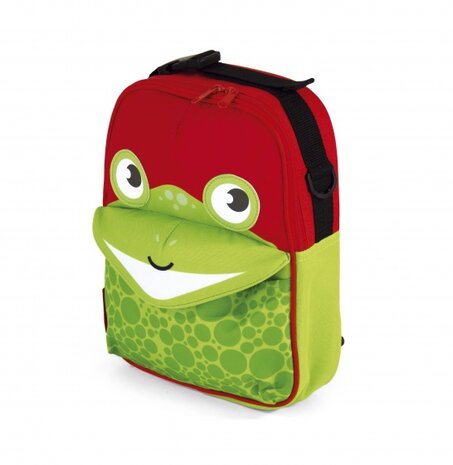 rugzak kikker rood/groen 4,5 liter