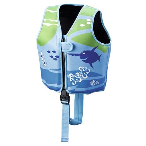 zwemvest junior groen/blauw maat S