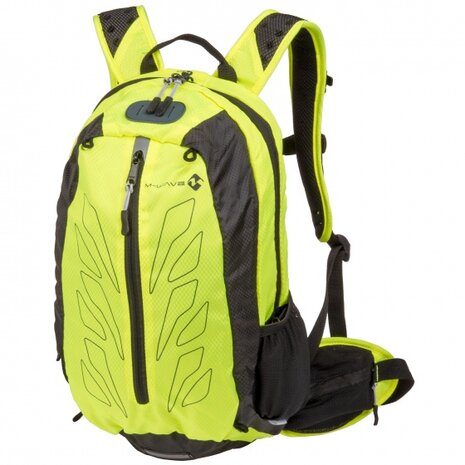 outdoor-rugzak Rough Ride zwart/geel 15 liter