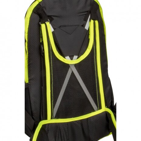 outdoor-rugzak Rough Ride zwart/geel 15 liter