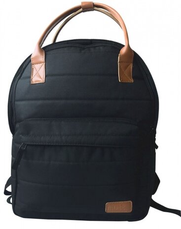 rugzak 14 liter zwart/bruin