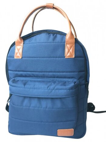 rugzak 14 liter blauw/bruin