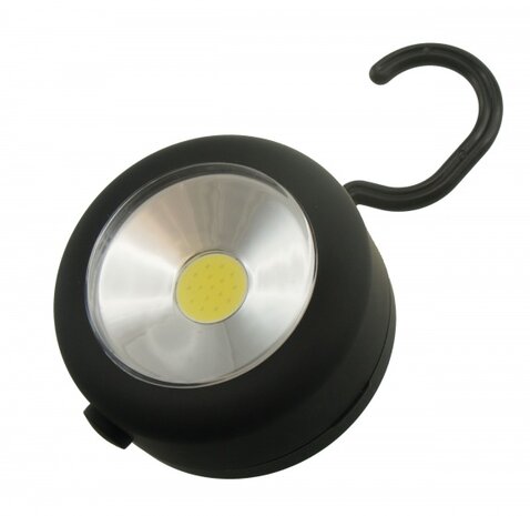 lamp hanger magneet 15 leds 7 cm zwart