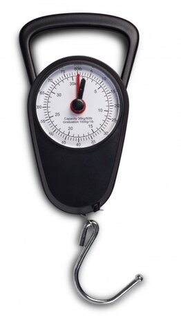 bagageweegschaal 35 kg zwart