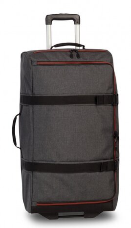 bagagetrolley 72 liter softcase donkergrijs