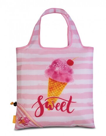 shopper 38 x 38 cm Sweet roze