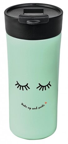 Cook &amp; Style smile thermosbeker 450 ml mintgroen