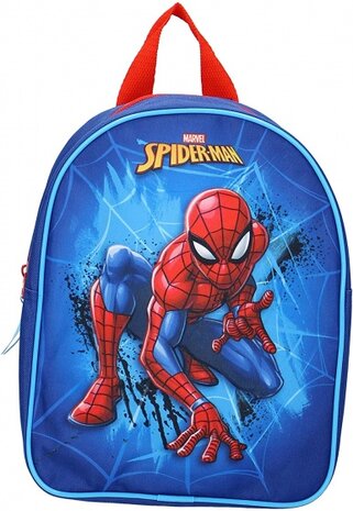 rugzak Spidey Power Spider-Man 28 x 22 cm blauw